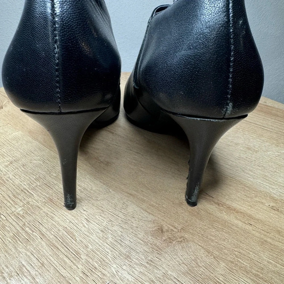 Cole Haan Black Women's Leather Heeled Shoes - Picture 6 of 9